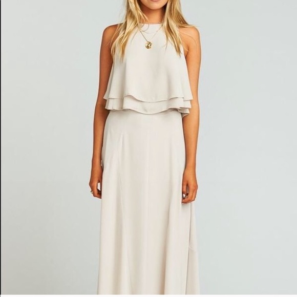 Show me your mumu Maxi Skirt | Small Show me the Ring Crisp - Bridesmaid - Picture 2 of 3